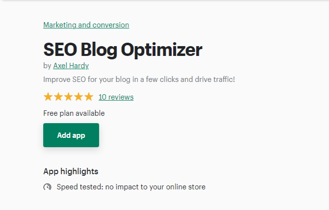 SEO Blog Optimizer